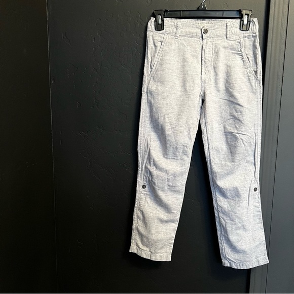H&M Boys pants, Roll up pants, dress pants, color Gray size US 8-9Y summer vibes - Picture 1 of 8